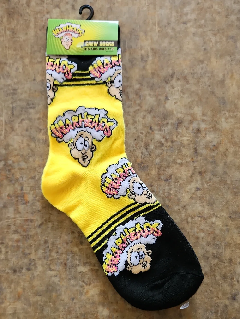 Tootsie Roll & Warheads Candy Theme Crew Socks